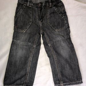 Black straight fit jeans
